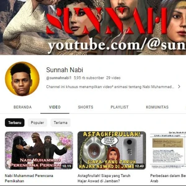 LBMNU Jatim Sesalkan Konten Visualisasi Rasulullah di Youtube Sunnah Nabi