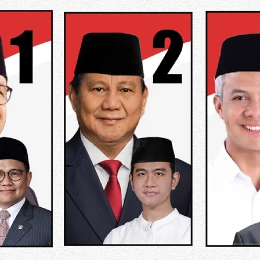 Hasil Sementara Hitung Cepat Pilpres 2024: Prabowo-Gibran Ungguli Anies-Muhaimin dan Ganjar-Mahfud