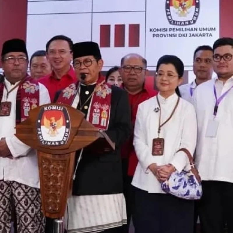 KPU Resmi Tetapkan Pram-Doel sebagai Gubernur dan Wakil Gubernur Jakarta 2025-2030