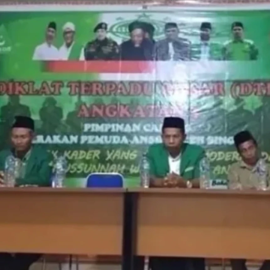 Pengkaderan Ansor Aceh Singkil Penting agar Tidak Alami Krisis Kader