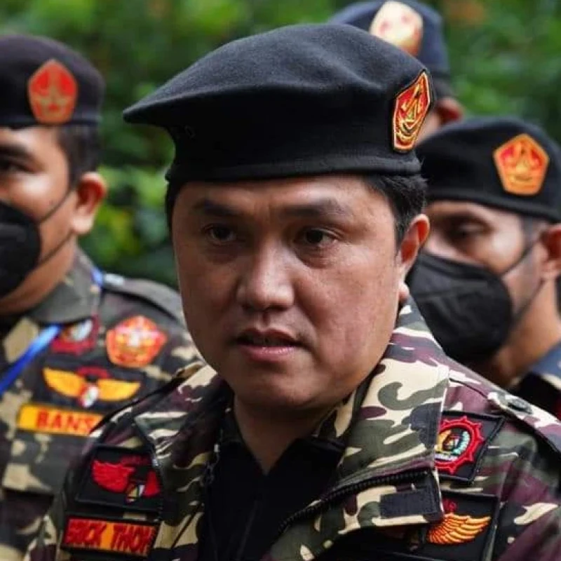 Lulus Diklatsar, Erick Thohir Resmi Jadi Anggota Kehormatan Banser