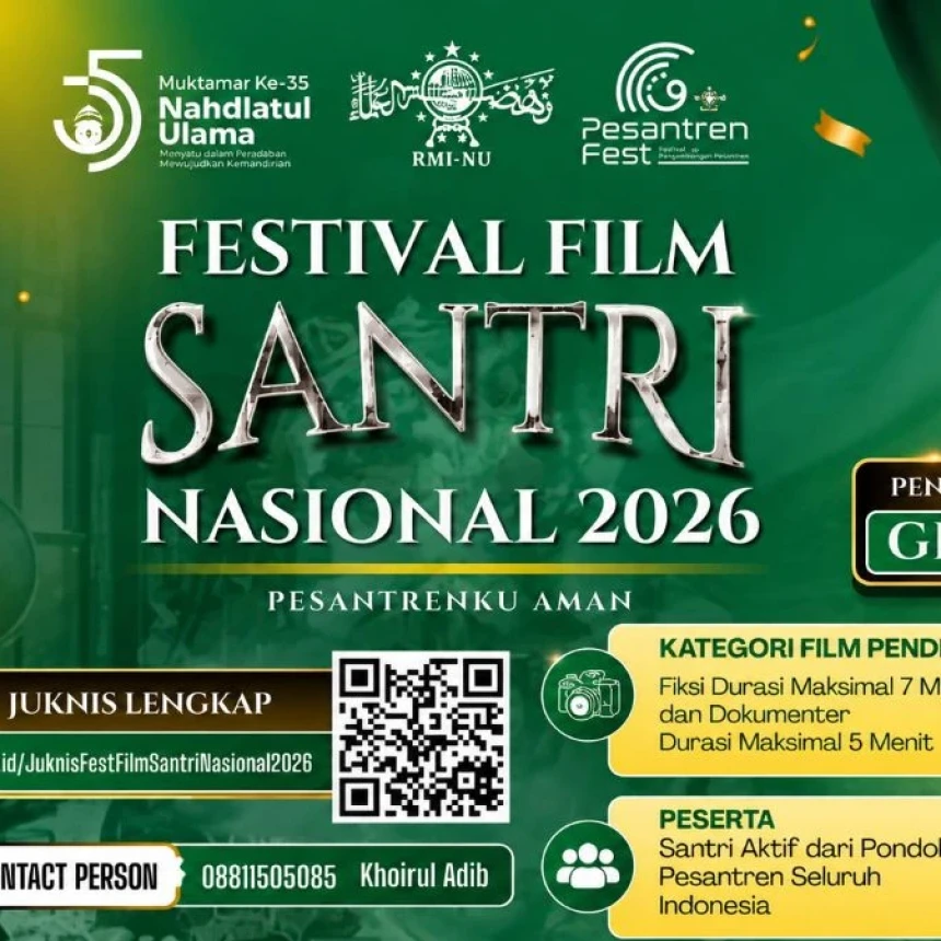 Sertakan Karyamu dalam Festival Film Santri Nasional RMI PBNU 2026