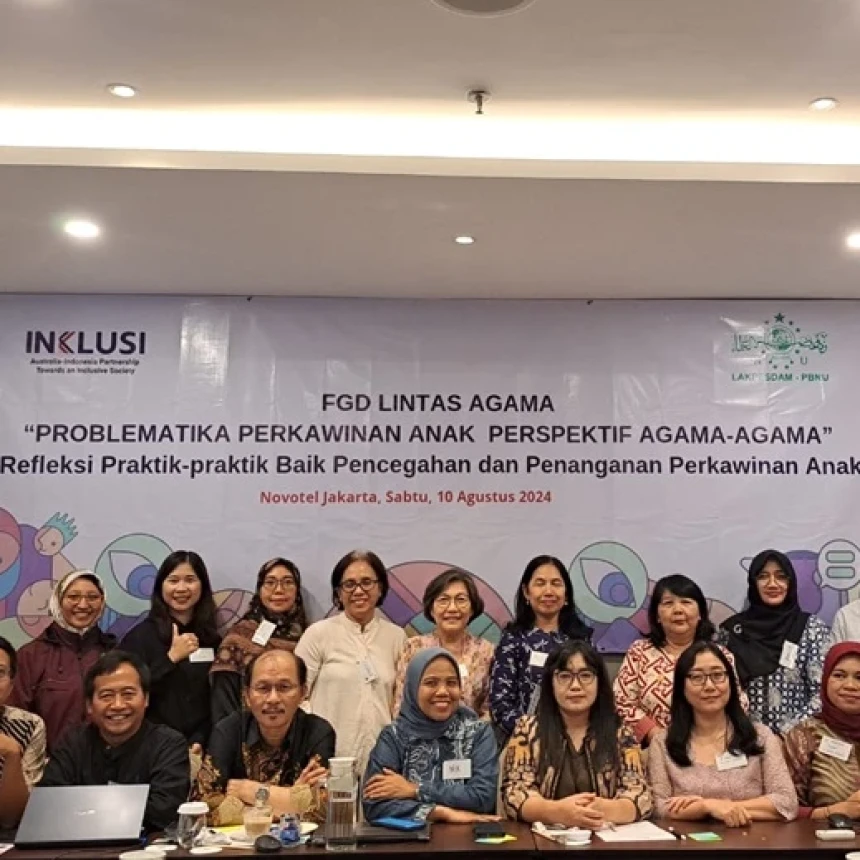 FGD Lintas Iman: Perkawinan Anak Tidak Sesuai Ajaran Universal Agama