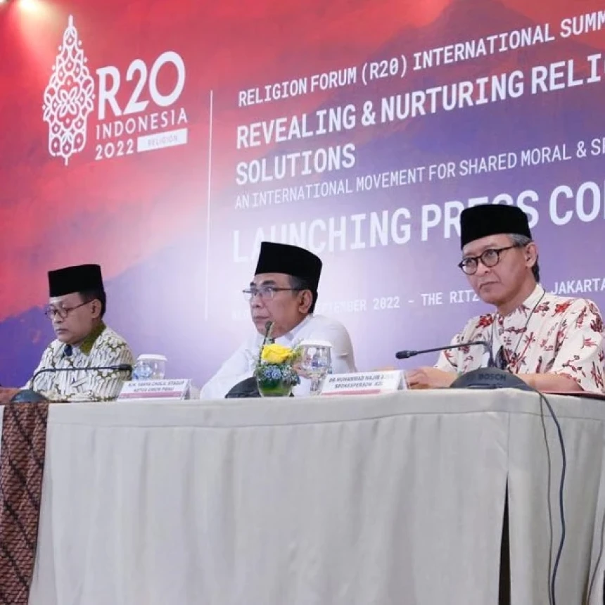 R20 adalah Forum Resmi G20 untuk Dorong Nilai Agama Berperan dalam Ekonomi-Politik