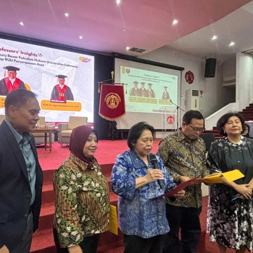 Dewan Guru Besar UI Beri 13 Catatan agar RUU Perampasan Aset Lindungi Hak Warga