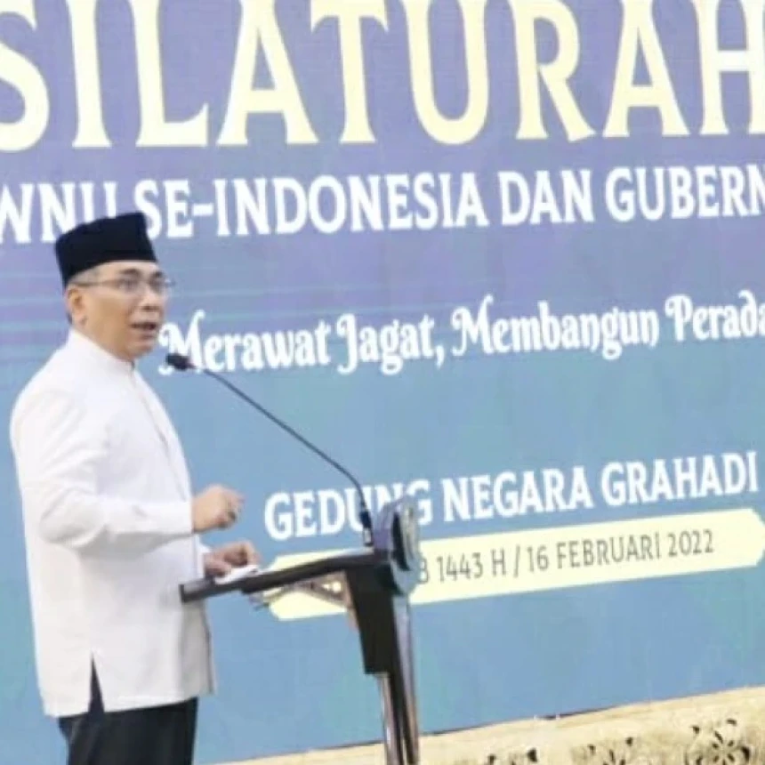 Gus Yahya Minta Khofifah Keliling Indonesia Bangun Teknokrasi di NU