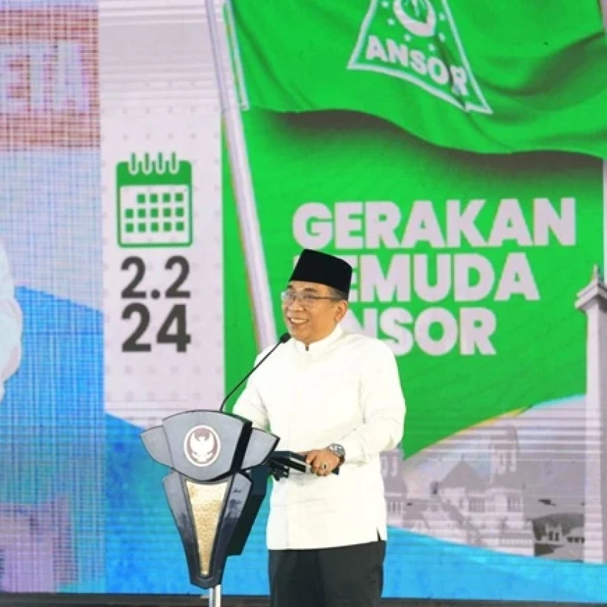 Gus Yahya Minta Kader Ansor Siap Jaga NU dan Indonesia