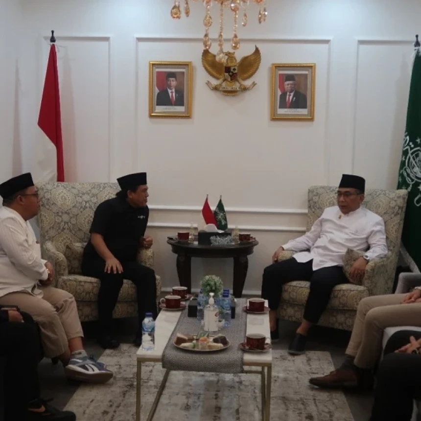 Gus Yahya Terima Kunjungan Metro TV, Bahas Harlah 1 Abad NU dan Program Ramadhan