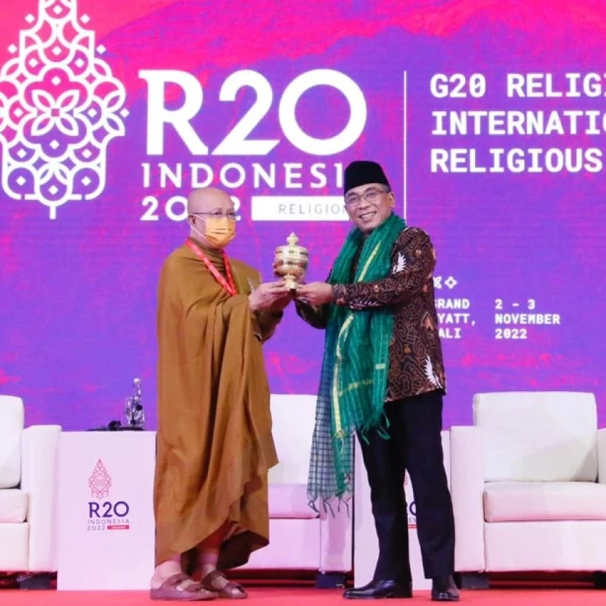 Inisiasi R20, Gus Yahya Terima Penghargaan dari India dan Kamboja