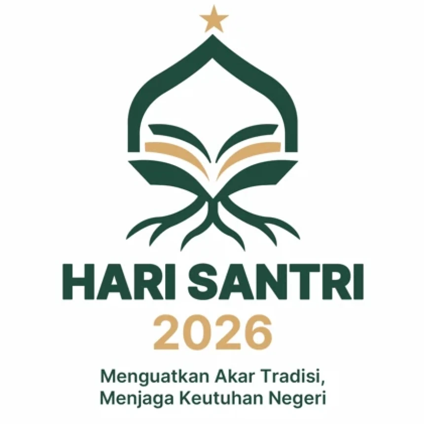Logo dan Tema Hari Santri 2026 PBNU, Gus Gudfan: Santri Harus Kuat Akarnya dan Luas Pengabdiannya