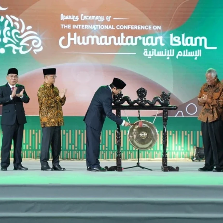 Menag Nasaruddin Umar Resmi Buka Konferensi Internasional Humanitarian Islam