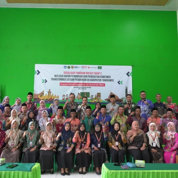 Perkuat Kualitas Pendidikan Dasar, LP Ma’arif PBNU dan Save the Children Sosialisasi Program KREASI Tahap 2 di Tanggamus