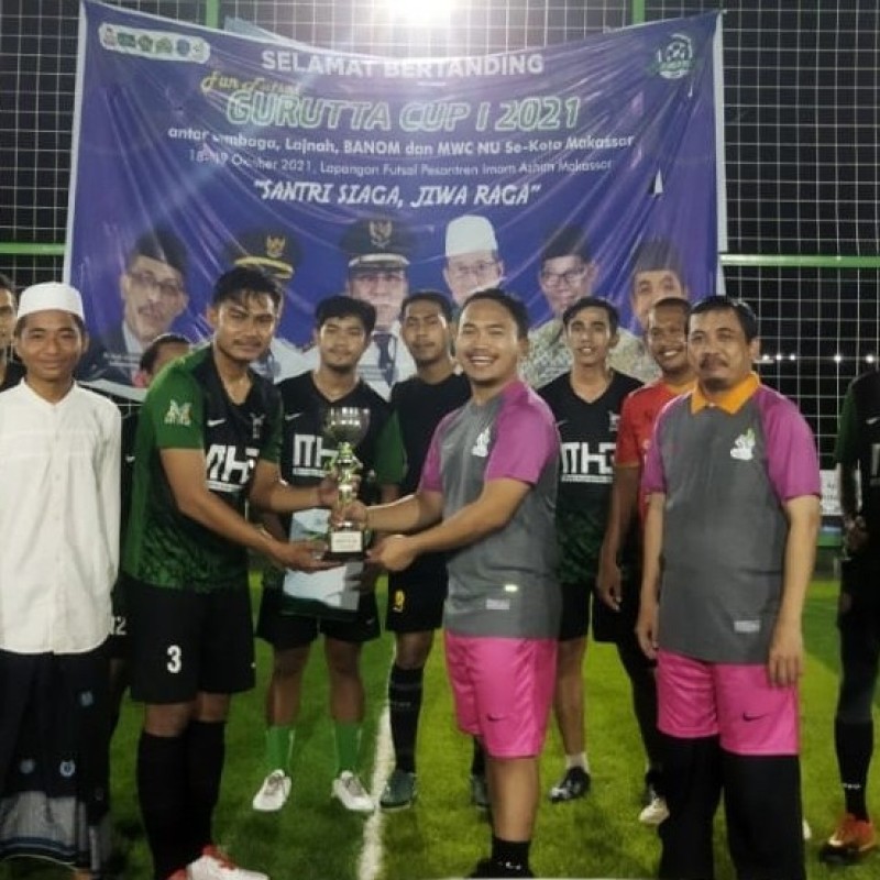 Laga Futsal NU Makassar, Ajang Perkuat Silaturahim Lintas Pengurus