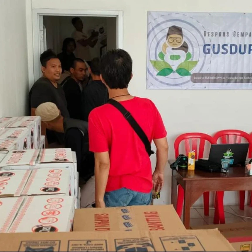 Gusdurian Peduli Buka Posko dan Donasi, Ajak Orang Baik Bantu Korban Gempa Cianjur