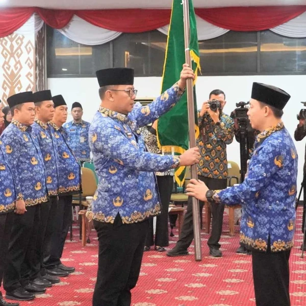 Sekdaprov Marindo Kurniawan Kukuhkan Pengurus Korpri Way Kanan, Tekankan Peran Strategis ASN