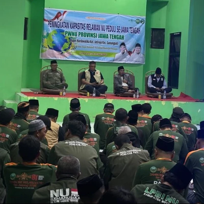 NU Peduli Jateng Tingkatkan Kapasitas Relawan untuk Penanggulangan Bencana