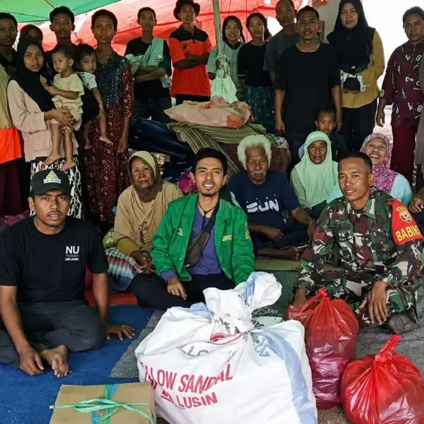NU Peduli Gempa NTT Salurkan Bantuan dan Edukasi Keselamatan di Manggarai