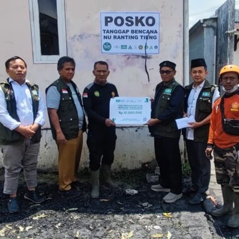NU Peduli Wonosobo Kembali Salurkan Bantuan untuk Korban Terdampak Kebakaran Tieng