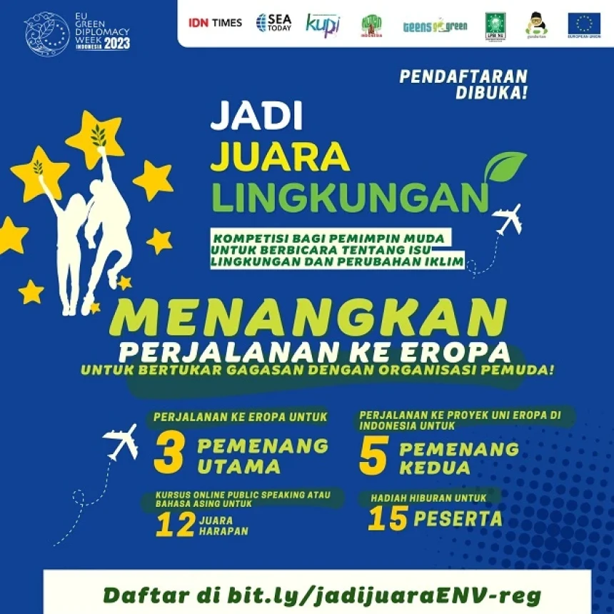 Peduli Bumi, Gusdurian Ajak Anak Muda Indonesia Ikuti Kompetisi ‘Jadi Juara Lingkungan 2023’