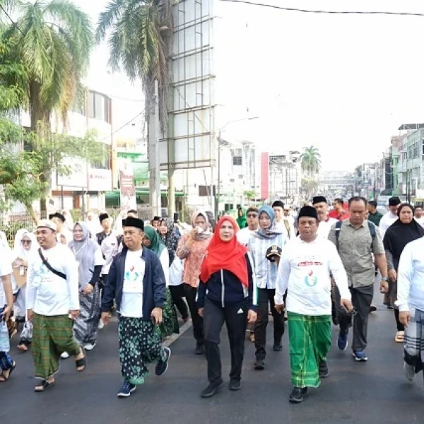 Kolaborasi Lintas Elemen dan Ormas, Hari Santri 2023 di Lampung Meriah