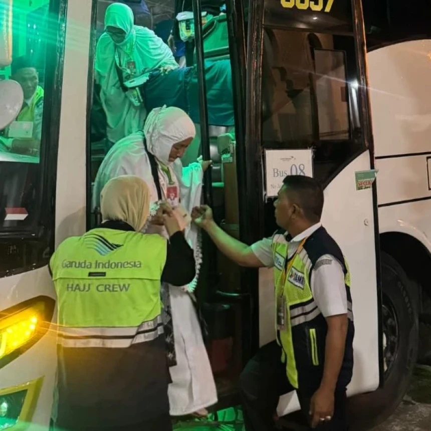 Kloter Pertama Jamaah Haji Aceh 2026 Tiba di Madinah, Semuanya Sehat