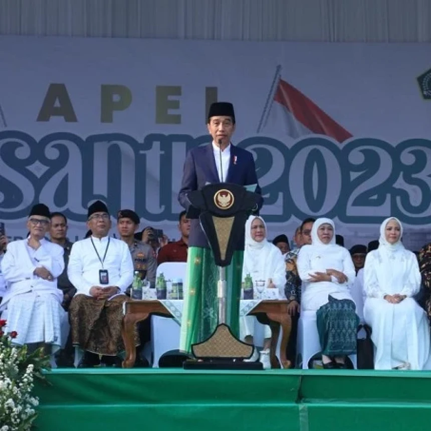 Indonesia Punya 36 Ribu Pesantren, Presiden Jokowi: Santri Pilar Kekokohan Bangsa