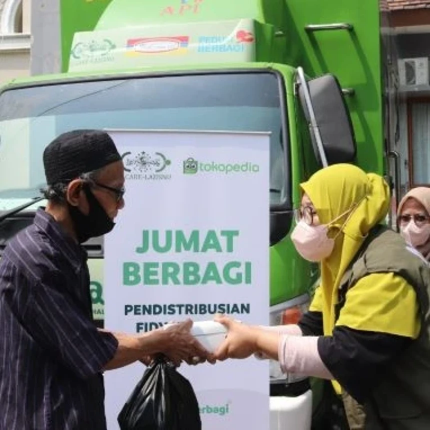 LAZISNU PBNU Rutin Gelar Jumat Berbagi untuk Dhuafa di Jakarta