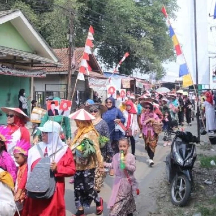 Kemeriahan Karnaval Budaya Sunda di Kemang Bogor Bersama Mahasiswa KKN Unusia