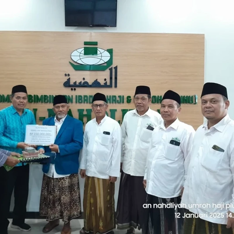 KBIHU An-Nahdliyah Pekalongan Sumbang Dana Rp150 Juta untuk Pembangunan Pesantren