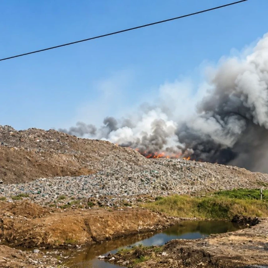 Kebakaran TPA Jatiwaringin Tangerang Meluas, 15 Hektare Lahan Terbakar dan 139 Warga Terdampak ISPA