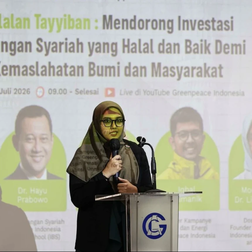 Greenpeace Desak Investasi Syariah Tinggalkan Batu Bara, Dorong Prinsip Thayyib demi Masa Depan Hijau