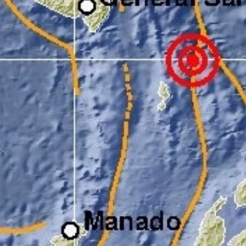 Gempa Guncang Kepulauan Talaud Sulut dan Banggaikep Sulteng, Hampir Bersamaan