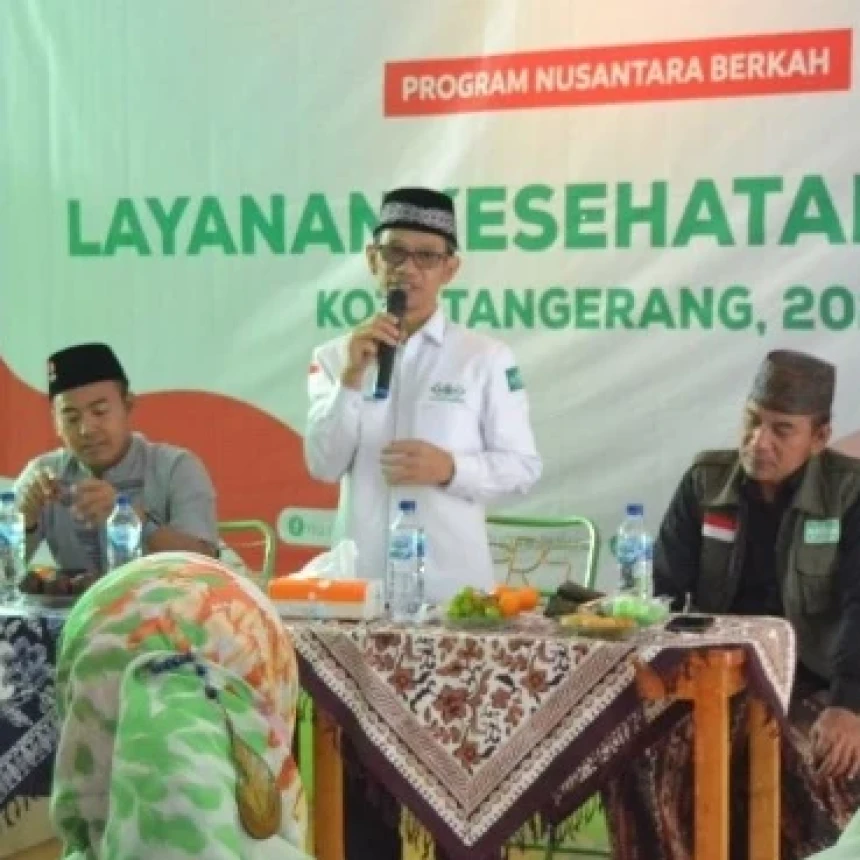 Ratusan Lansia dan Santri di Tangerang-Tangsel Ikuti Layanan Kesehatan LAZISNU