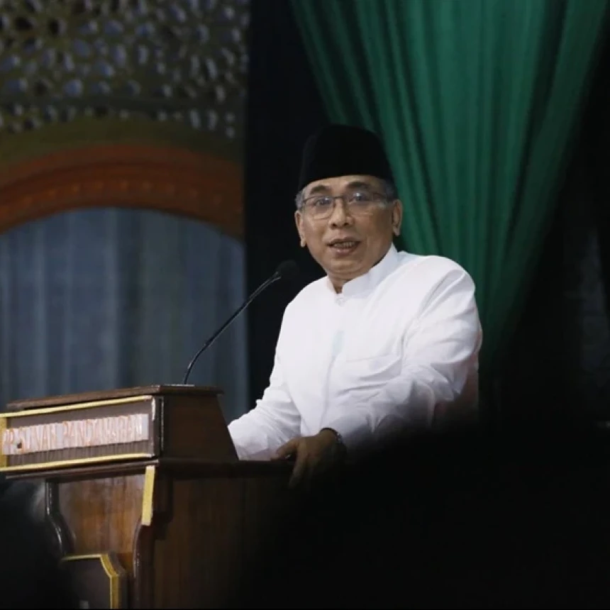 Pidato Lengkap Gus Yahya tentang Pengasuh Jiwa dalam Pendidikan Instruktur PMKNU