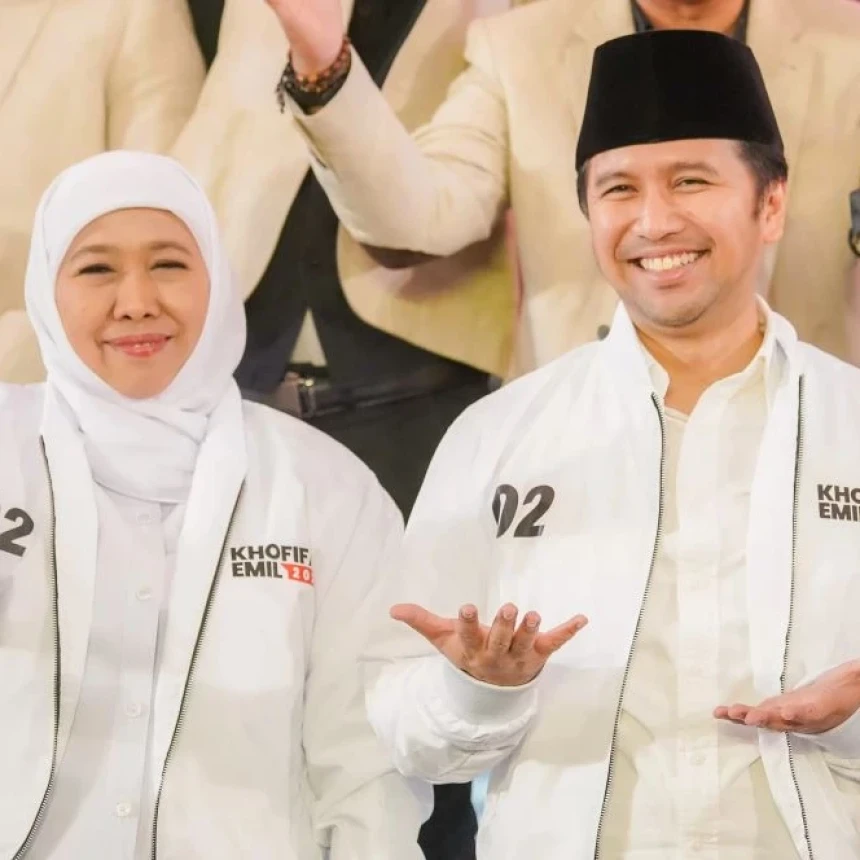 Khofifah-Emil Unggul di Pilgub Jatim Hasil Quick Count Sementara di 3 Lembaga Survei 