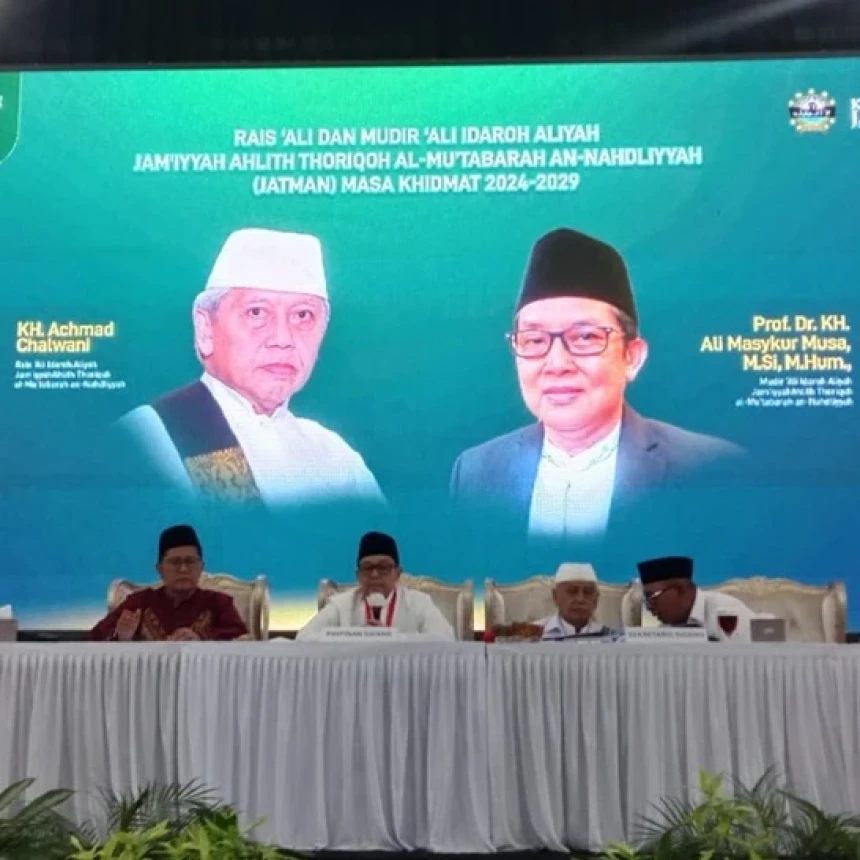 KH Achmad Chalwani dan KH Ali Masykur Musa Pimpin JATMAN 2024-2029