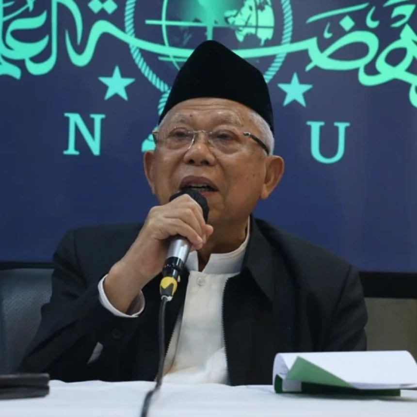 Soal Muktamar Ke-35 NU, KH Ma'ruf Amin Yakin Istana Tak Ikut Campur