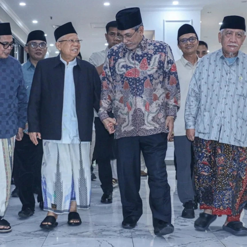 Soal Muktamar Ke-35 NU, KH Ma'ruf Amin Yakin Istana Tak Ikut Campur