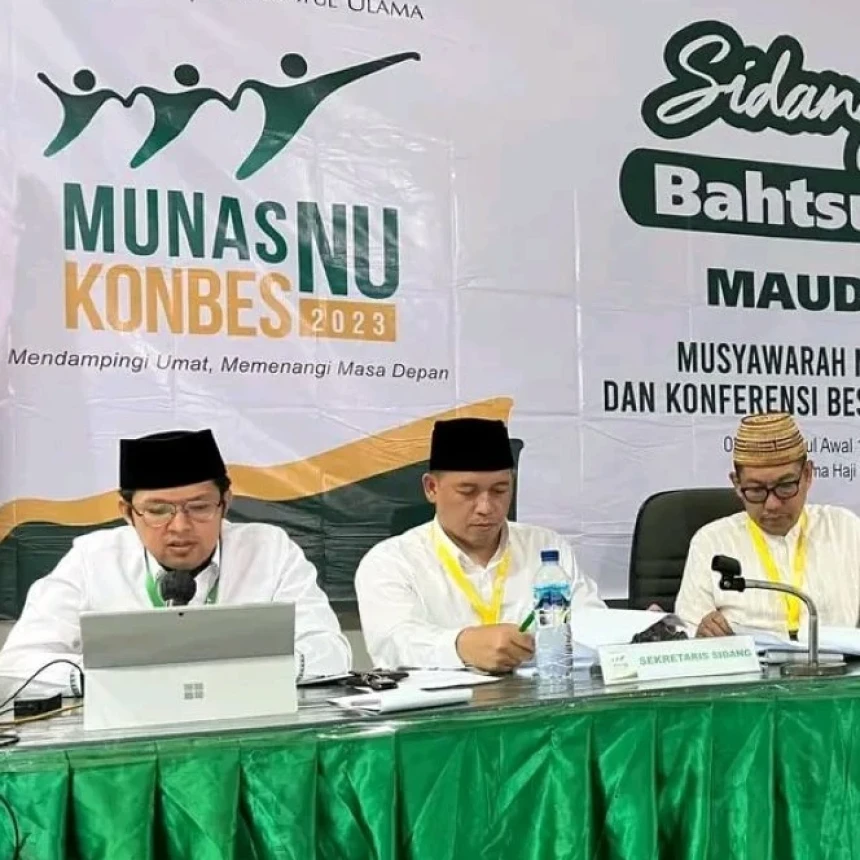 Pembahasan 5 Isu Komisi Maudhu'iyah Munas NU 2025 Sudah Disetujui Jajaran Syuriyah