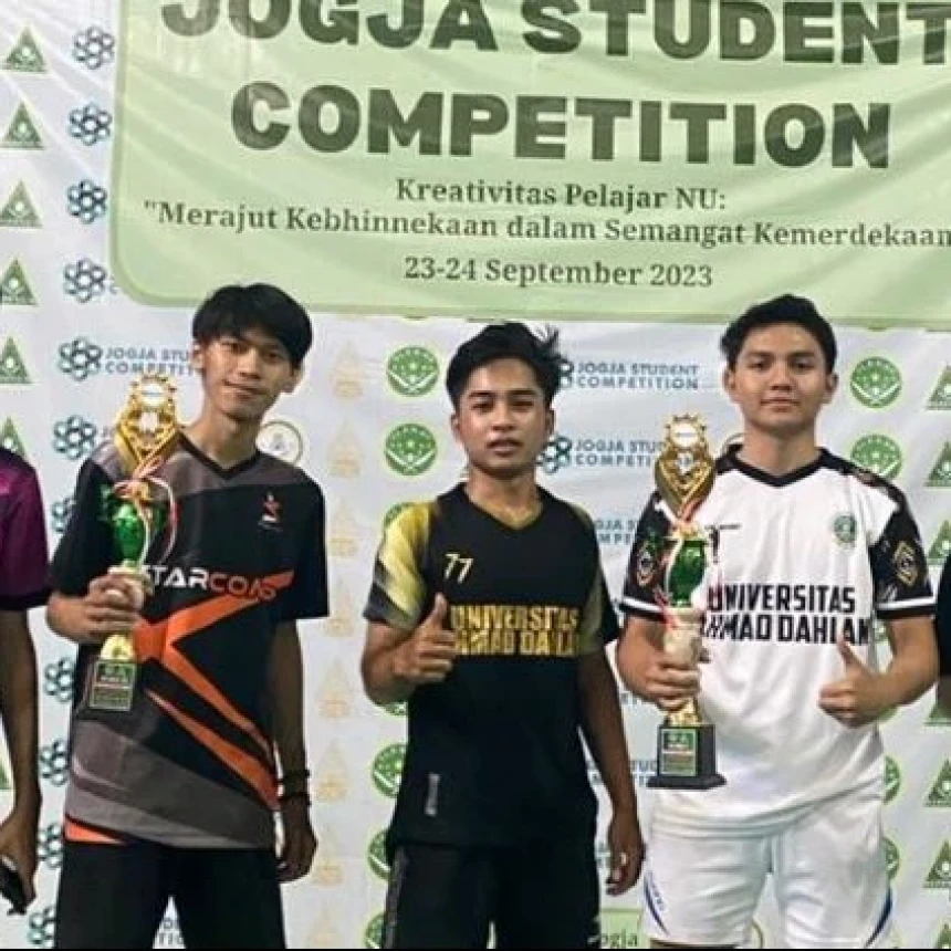 Pelajar NU Kota Yogyakarta Gelar Kompetisi Badminton dan Futsal, Berikut Juaranya