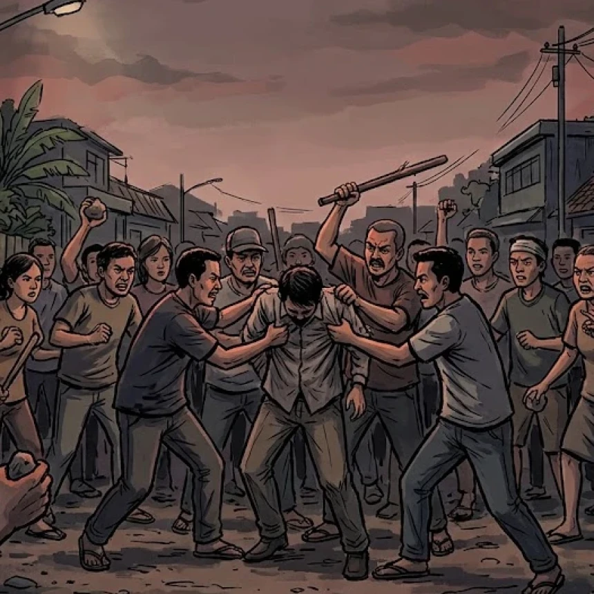Viral Tangis Anak Korban Amuk Massa, Bagaimana Islam Memandang Main Hakim Sendiri?