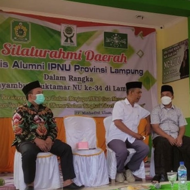 ​Enam Titik Ngopi Bareng Majelis Alumni IPNU Lampung Saat Muktamar NU