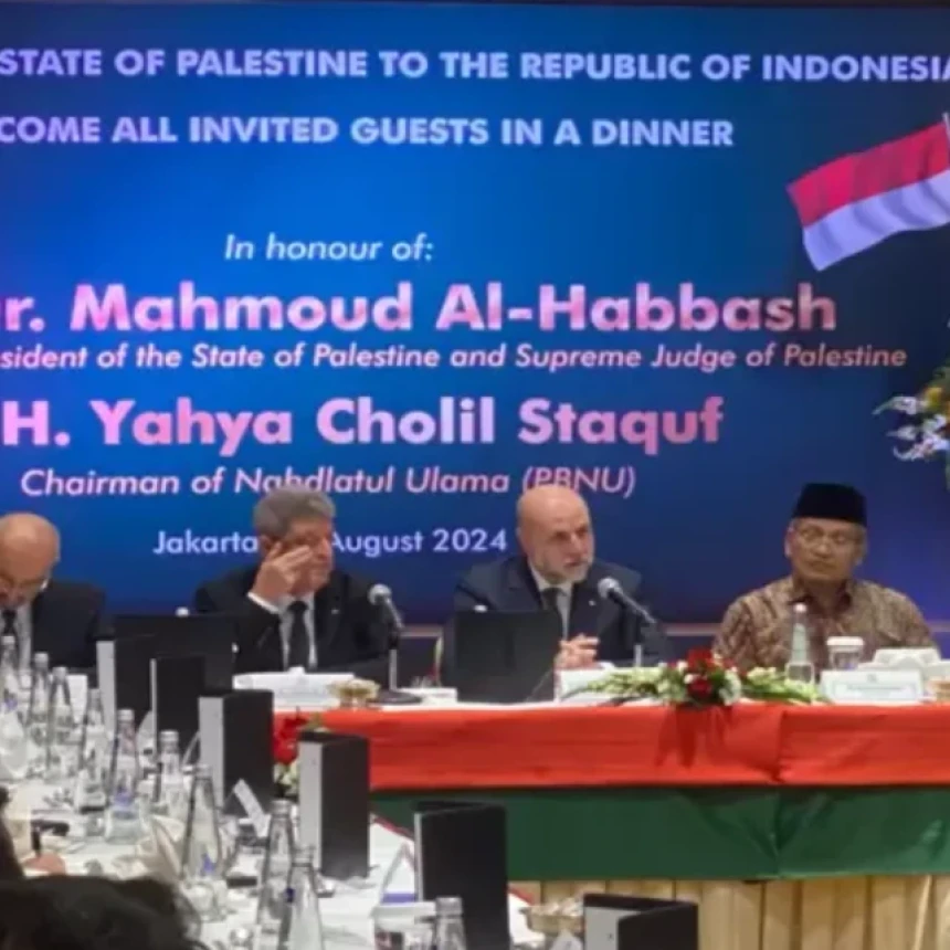 PBNU Sambut Kedatangan Mahmoud Al-Habbash, Ungkap Permasalahan di Palestina