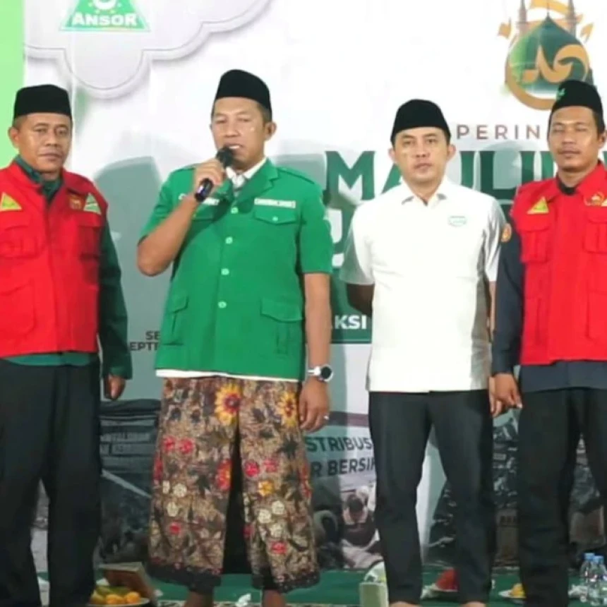GP Ansor Lepas Satgas Aksi Kemanusiaan Nasional 2026 pada Peringatan Maulid Nabi