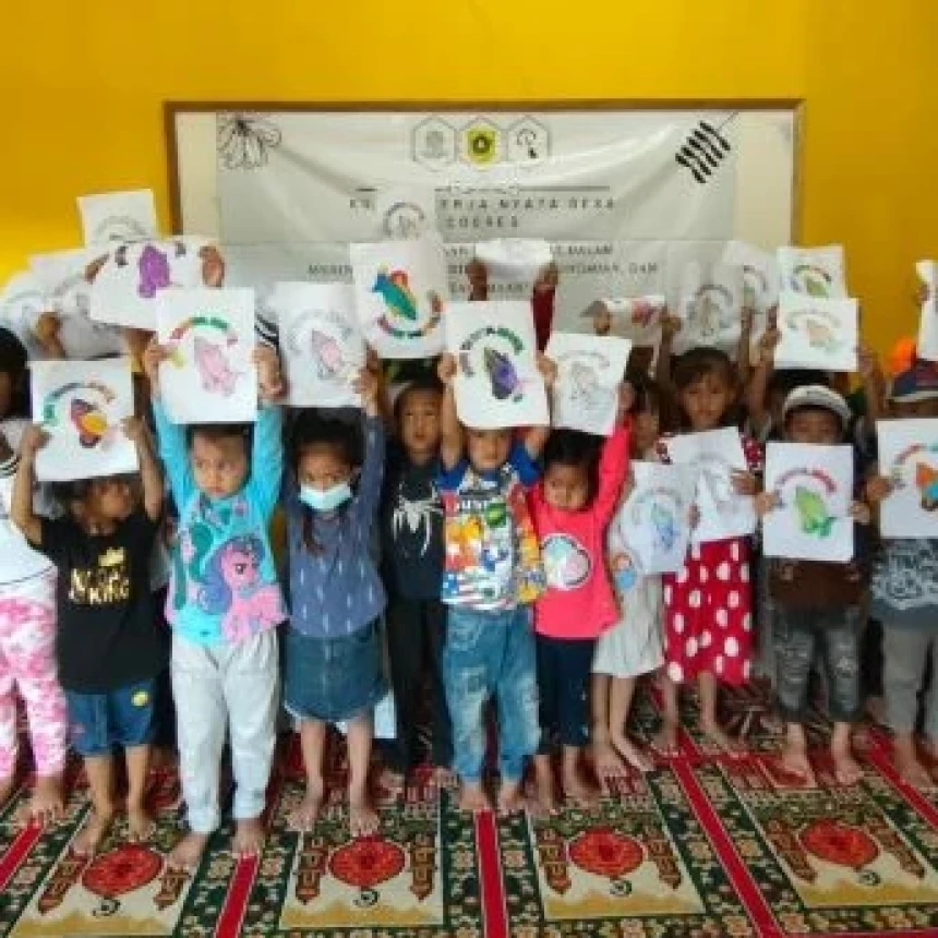 KKN Mahasiswa Unusia Bantu Vaksinasi dan Lomba Mewarnai di Bogor