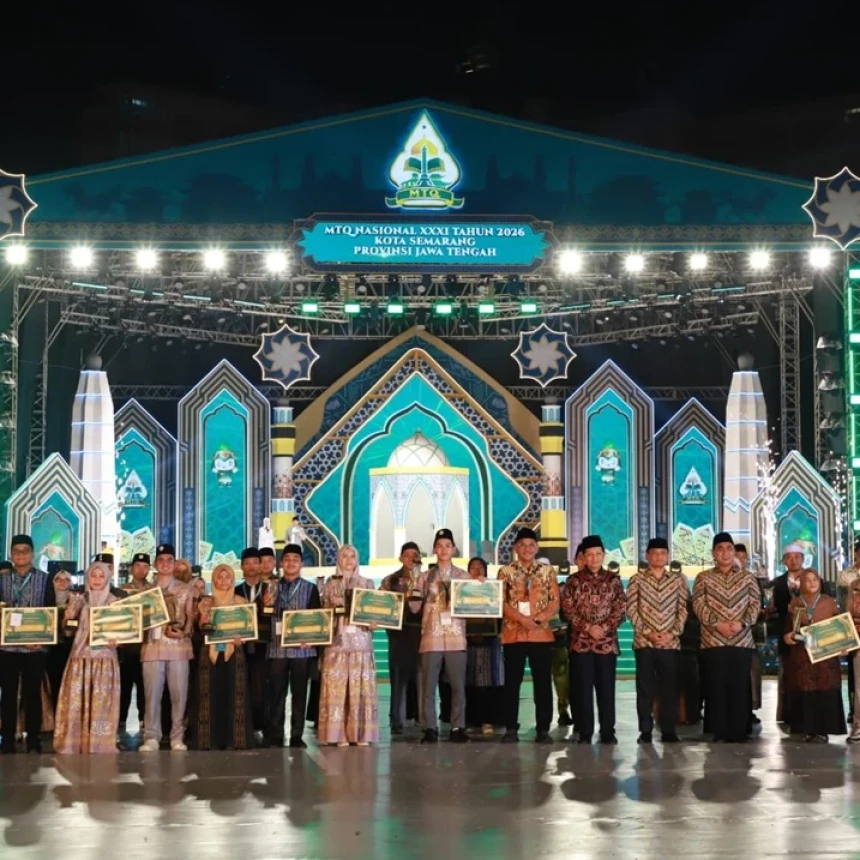 Kalimantan Timur Juara Umum MTQ Nasional 2026, Jakarta Tuan Rumah 2027