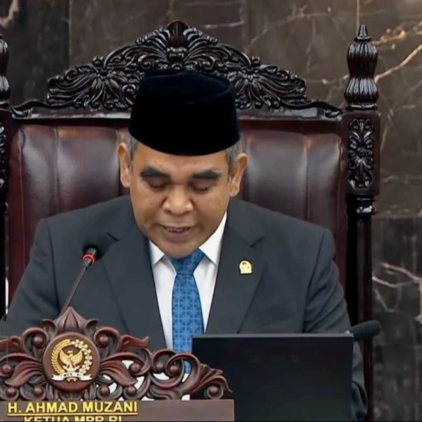 Ketua MPR Ahmad Muzani Buka Sidang Tahunan MPR 2026; 629 dari 732 Anggota Hadir