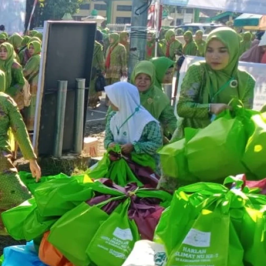 Muslimat NU Tegal Sediakan 50.000 Nasi Bungkus di Harlah Ke-77