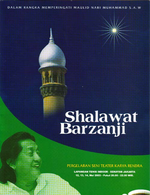 Sholawat Barzanji Rendra untuk Meneladani Rasul