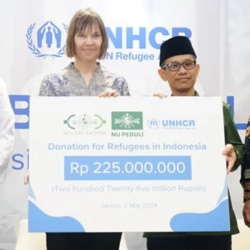 NU Care-LAZISNU Serahkan Bantuan Kemanusiaan untuk Pengungsi Rohingya lewat UNHCR